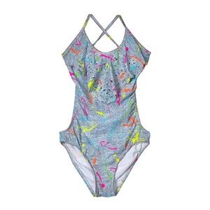 Pilyq Girls Cut Out Bathing Suit Size 2